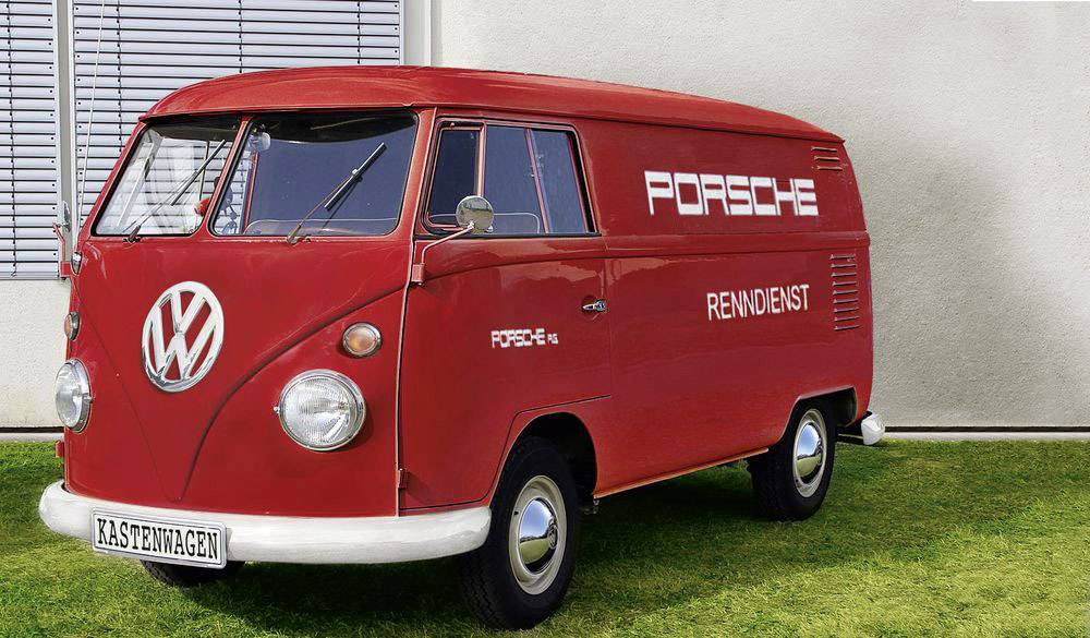 Revell 07049 VW T1 Kastenwagen / Panel Van Automodell Bausatz 1:16