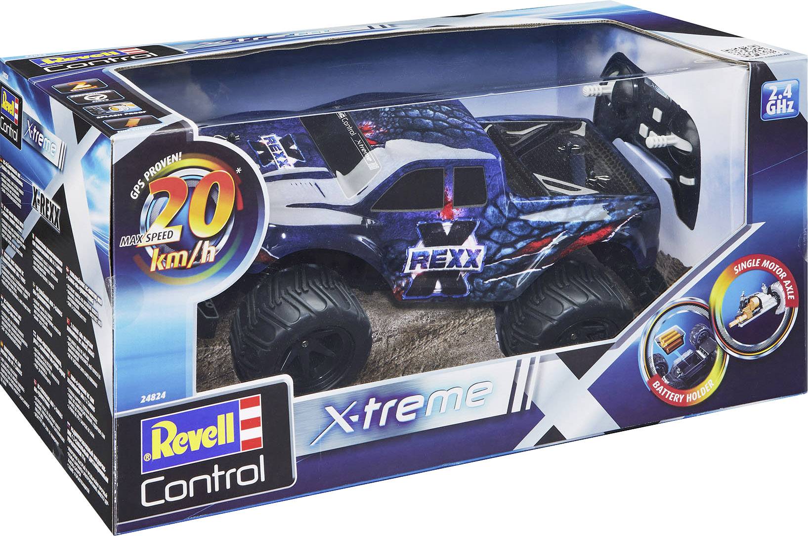 Revell Control 24824 X-Rexx RC Einsteiger Modellauto Elektro Geländewagen Heckantrieb (2WD)