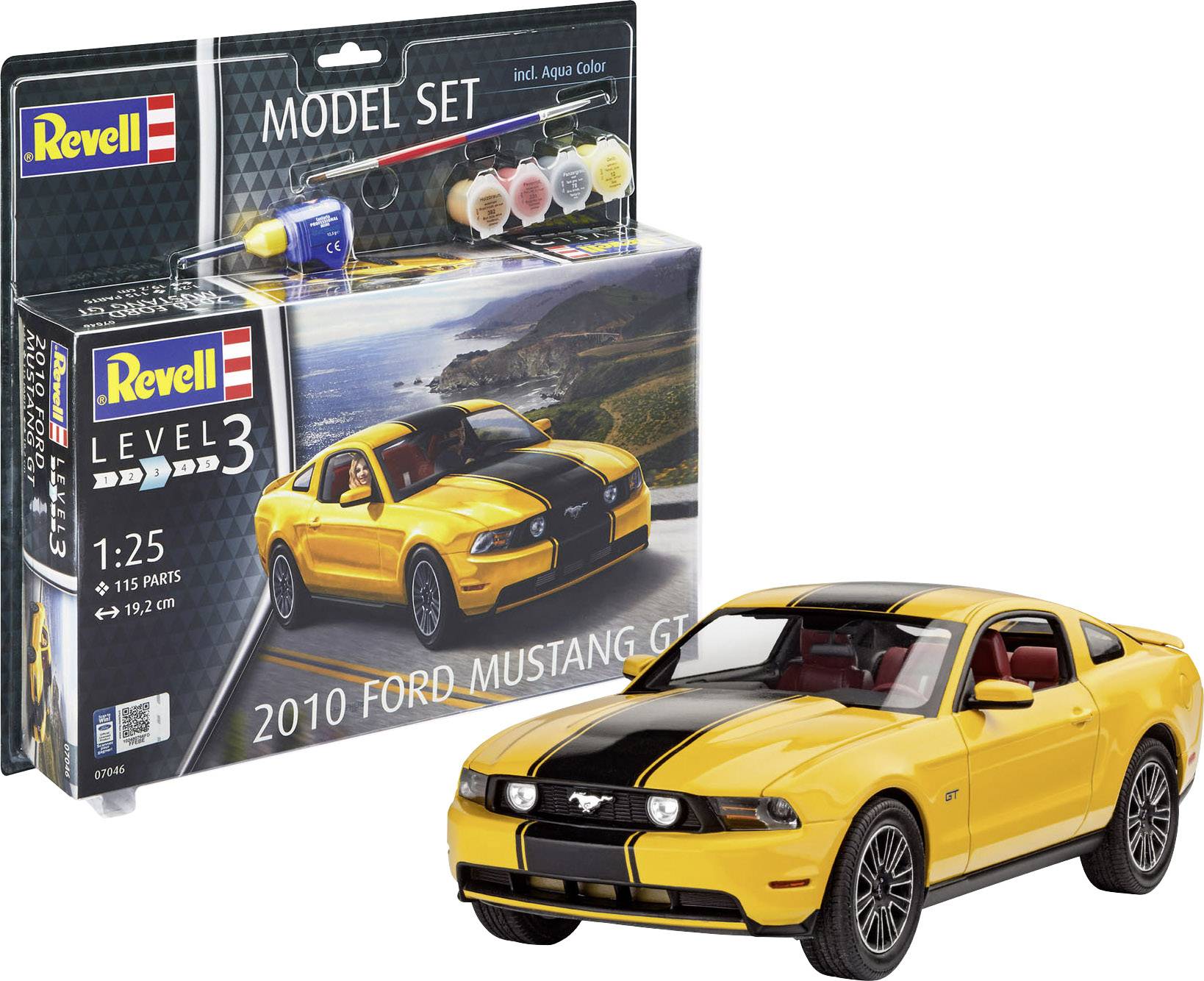 Revell 67046 2010 Ford Mustang GT Automodell Bausatz 1:25