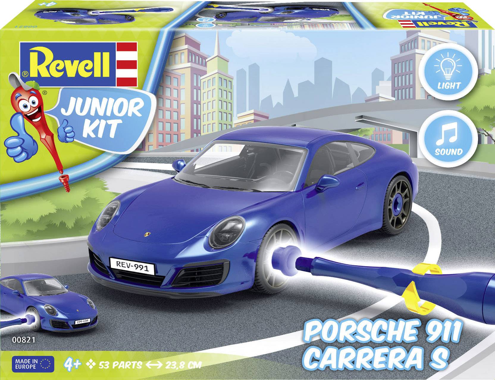 Revell 00821 Porsche 911 Carrera S Automodell Bausatz 1:20