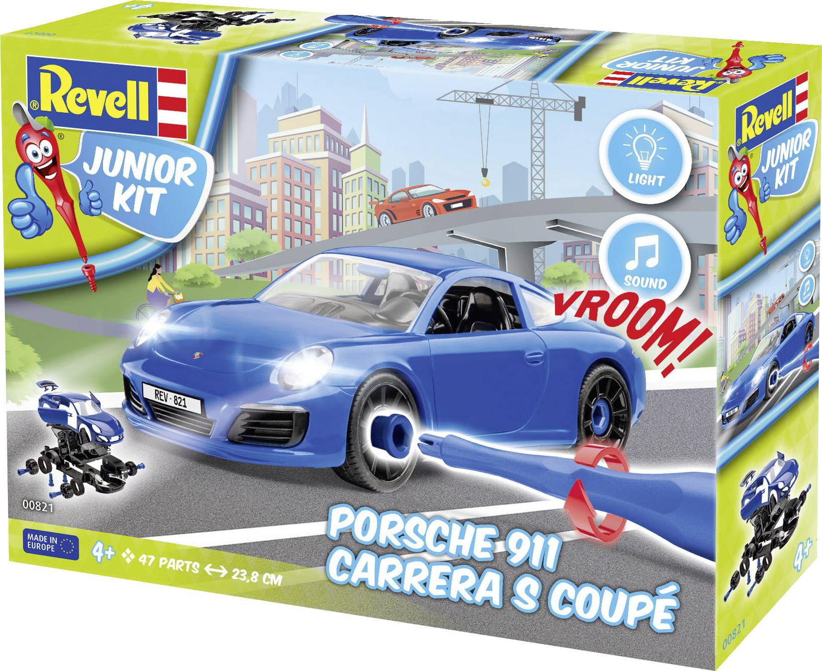 Revell 00821 Porsche 911 Carrera S Automodell Bausatz 1:20