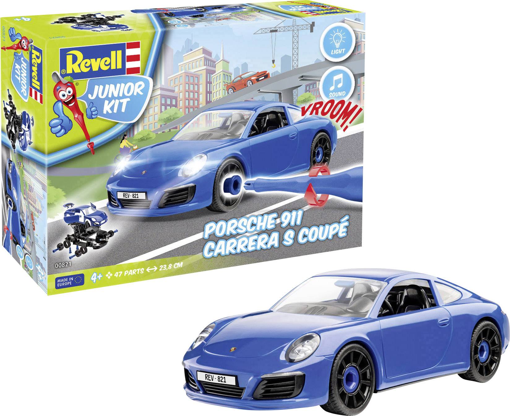 Revell 00821 Porsche 911 Carrera S Automodell Bausatz 1:20