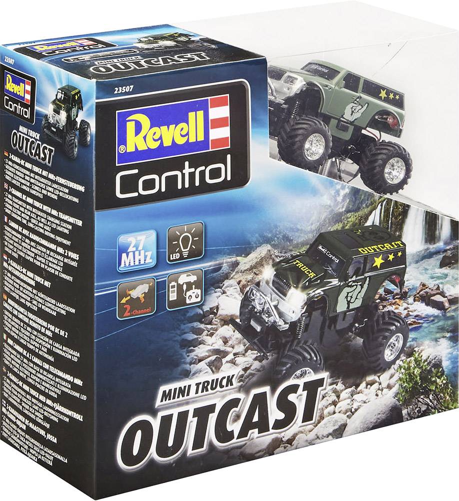 Revell Control 23507 Outcast RC Einsteiger Modellauto Elektro Geländewagen Heckantrieb (2WD)