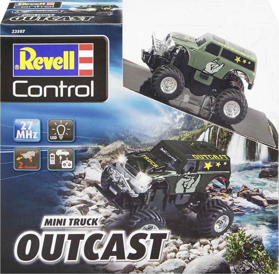 Revell Control 23507 Outcast RC Einsteiger Modellauto Elektro Geländewagen Heckantrieb (2WD)