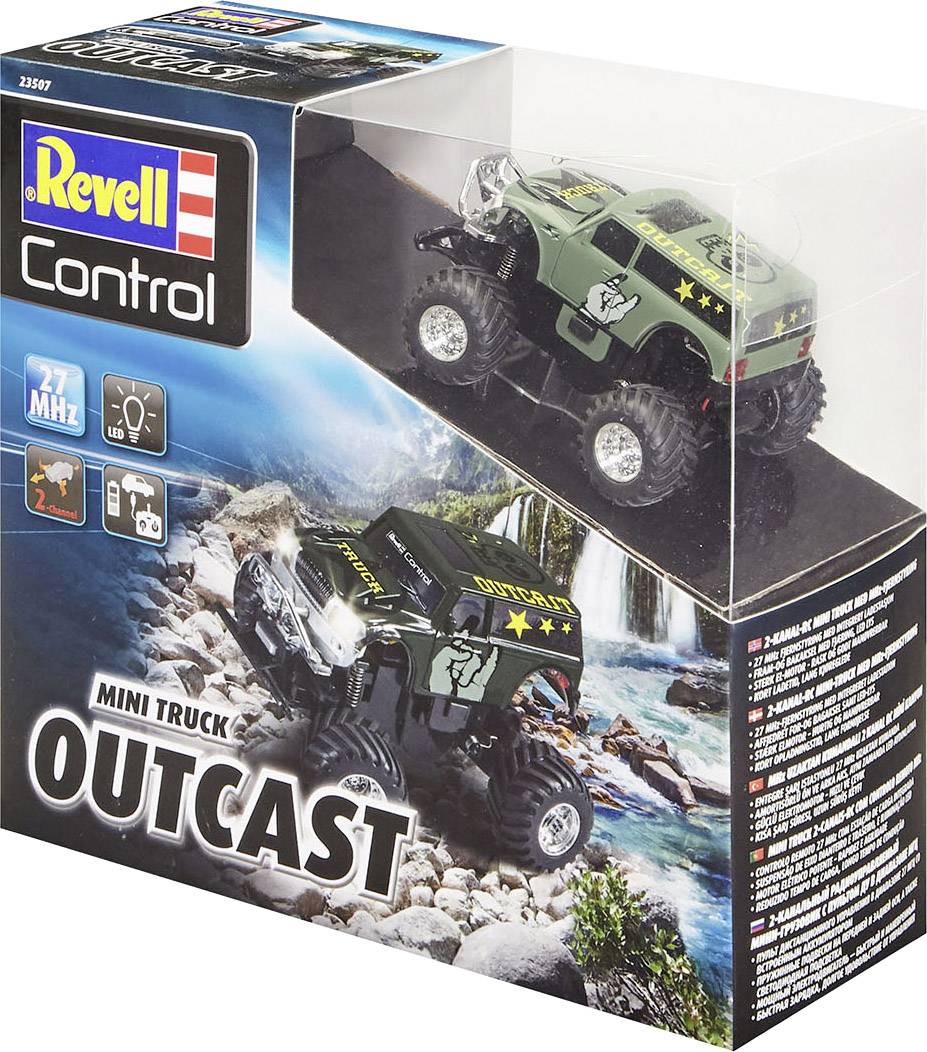 Revell Control 23507 Outcast RC Einsteiger Modellauto Elektro Geländewagen Heckantrieb (2WD)