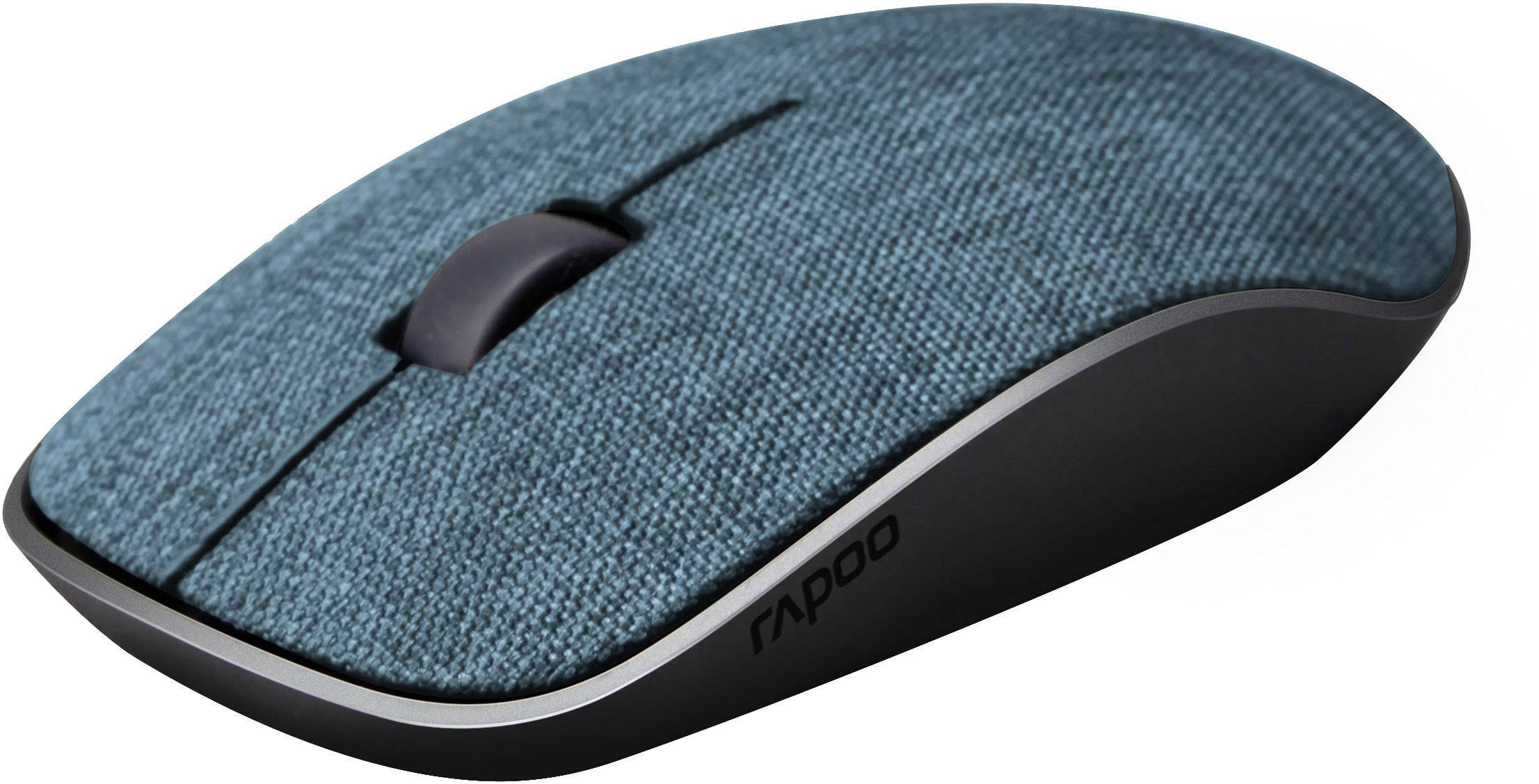 Rapoo 3510+ OPT Funk-Maus Optisch Blau, Silber