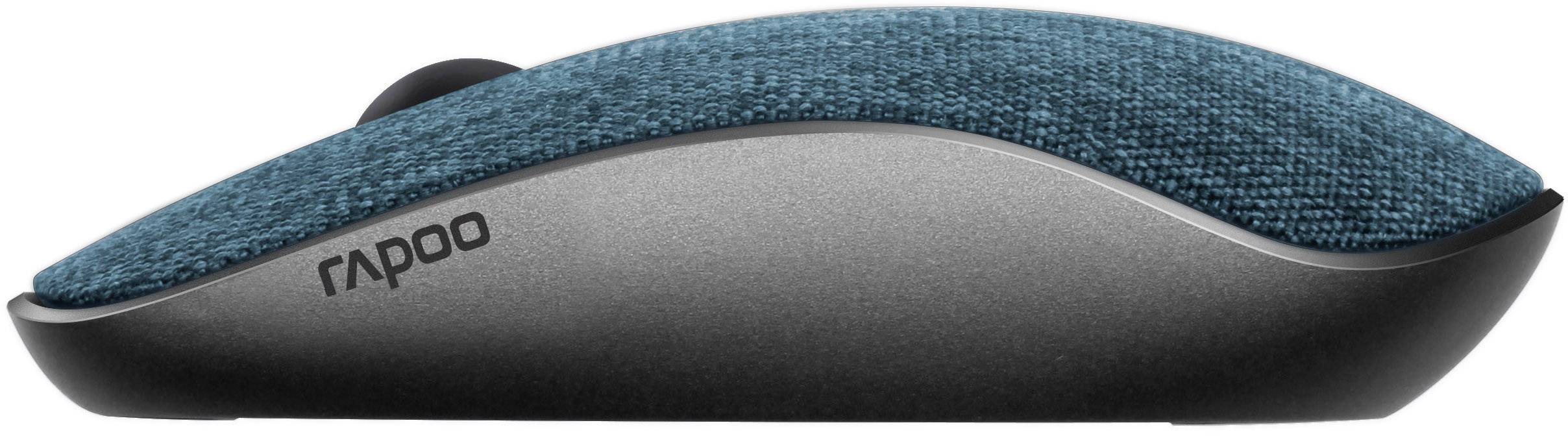 Rapoo 3510+ OPT Funk-Maus Optisch Blau, Silber