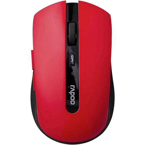 Rapoo 7200P Funk-Maus Optisch Rot