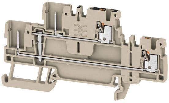 Weidmüller 2485920000 Doppelstock-Durchgangsklemme 3.50mm Zugfeder Beige 50St.