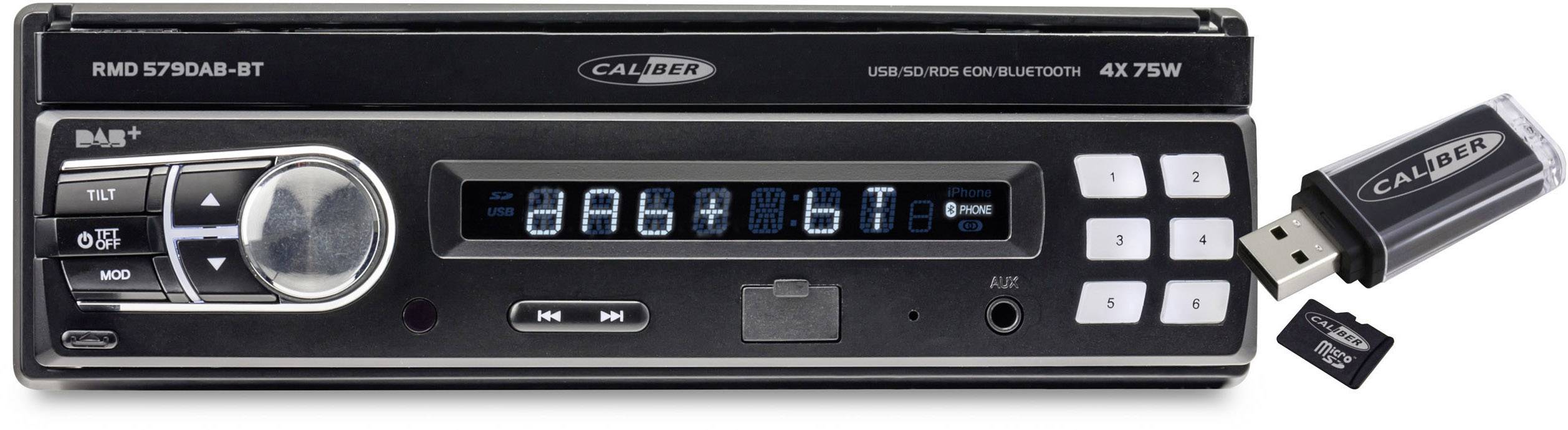 Caliber RMD579DAB-BT Moniceiver DAB+ Tuner, Anschluss für Lenkradfernbedienung, Anschluss für Rückfahrkamera, Bluetooth®-Freisprecheinrichtung, in