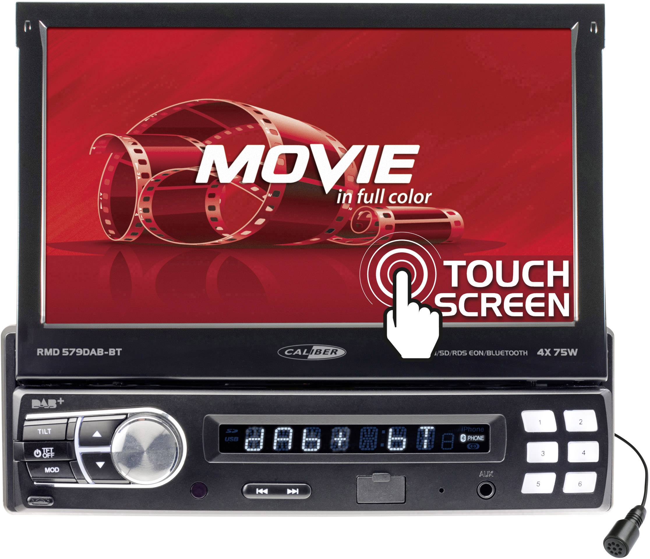 Caliber RMD579DAB-BT Moniceiver DAB+ Tuner, Anschluss für Lenkradfernbedienung, Anschluss für Rückfahrkamera, Bluetooth®-Freisprecheinrichtung, in