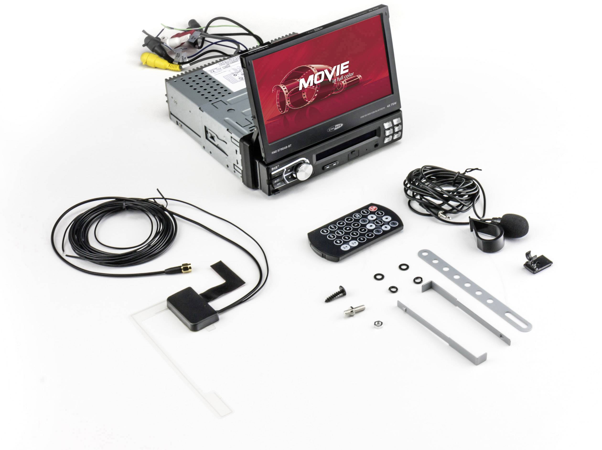 Caliber RMD579DAB-BT Moniceiver DAB+ Tuner, Anschluss für Lenkradfernbedienung, Anschluss für Rückfahrkamera, Bluetooth®-Freisprecheinrichtung, in