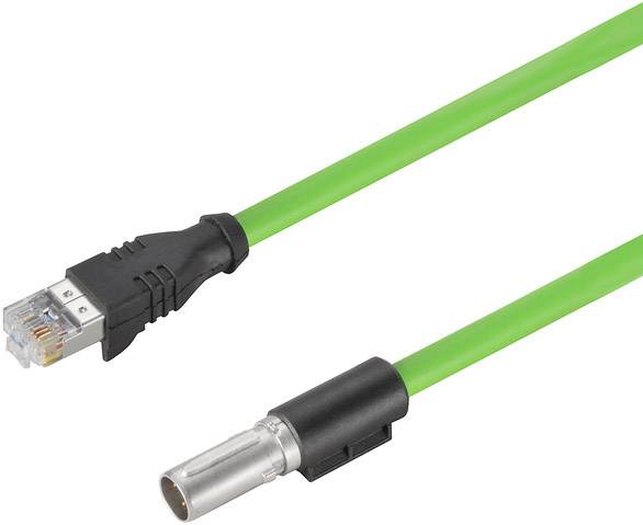 Weidmüller 2451080100 Sensor-/Aktor-Datensteckverbinder, konfektioniert Stecker, gerade, Buchse, gerade 1.00m Polzahl Sensoren