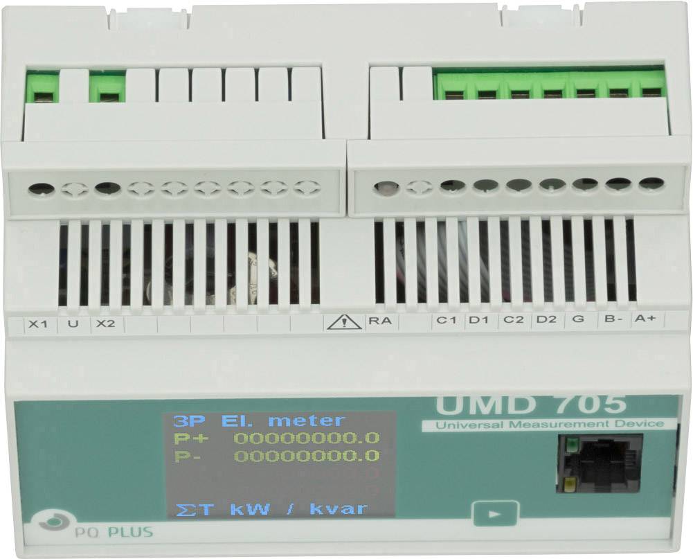 PQ Plus UMD 705E Digitales Hutschienenmessgerät