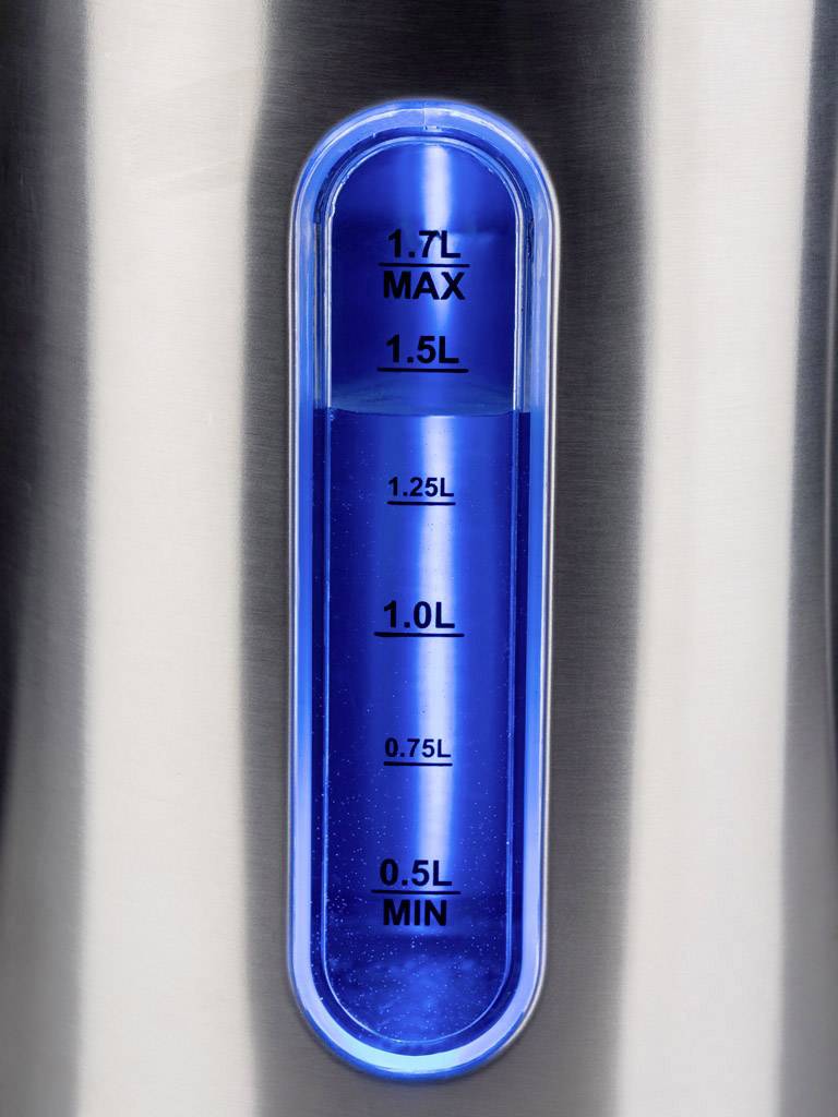 Korona 20690 Wasserkocher schnurlos, Temperaturvorwahl Edelstahl, Schwarz