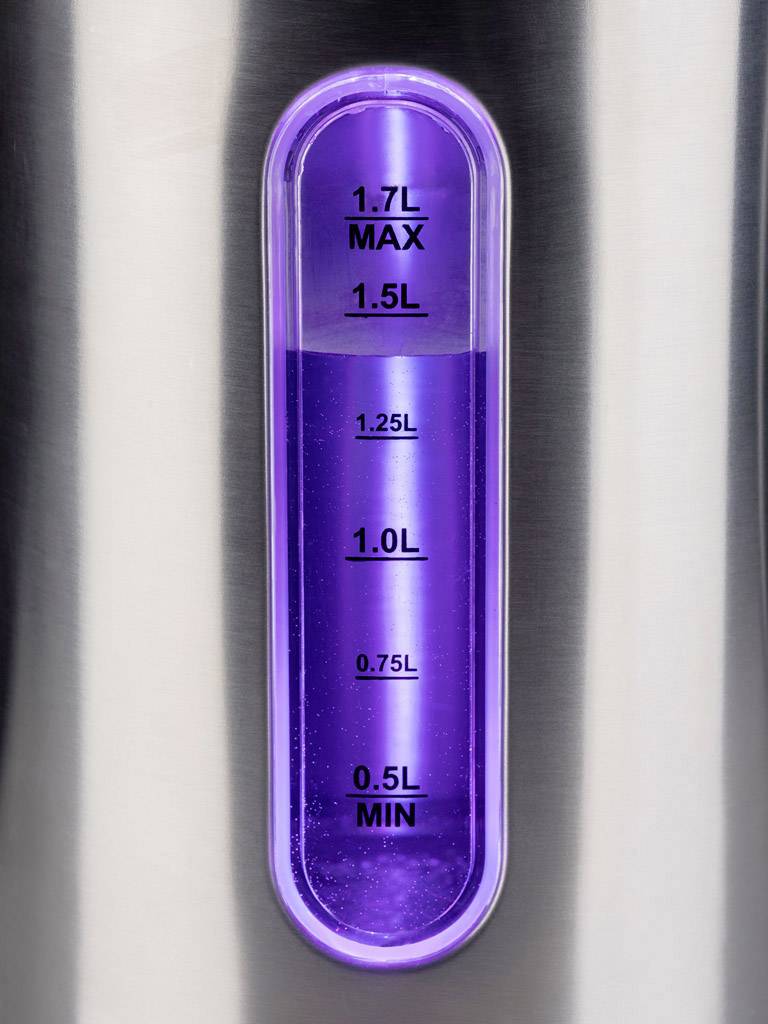 Korona 20690 Wasserkocher schnurlos, Temperaturvorwahl Edelstahl, Schwarz