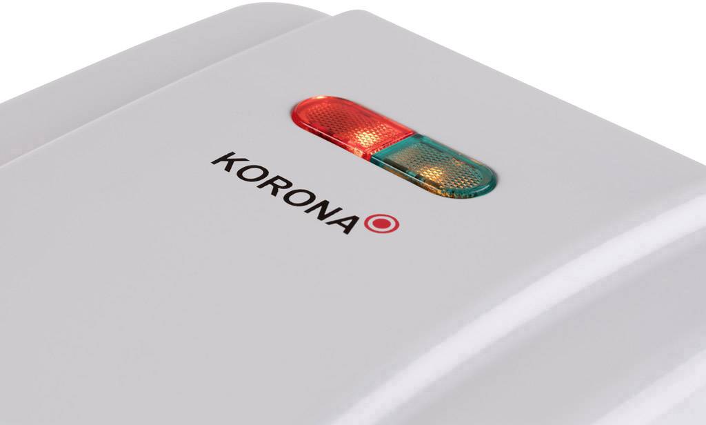 Korona 47041 - 3 in 1 Sandwich-Toaster mit wechselbaren Platten Weiß