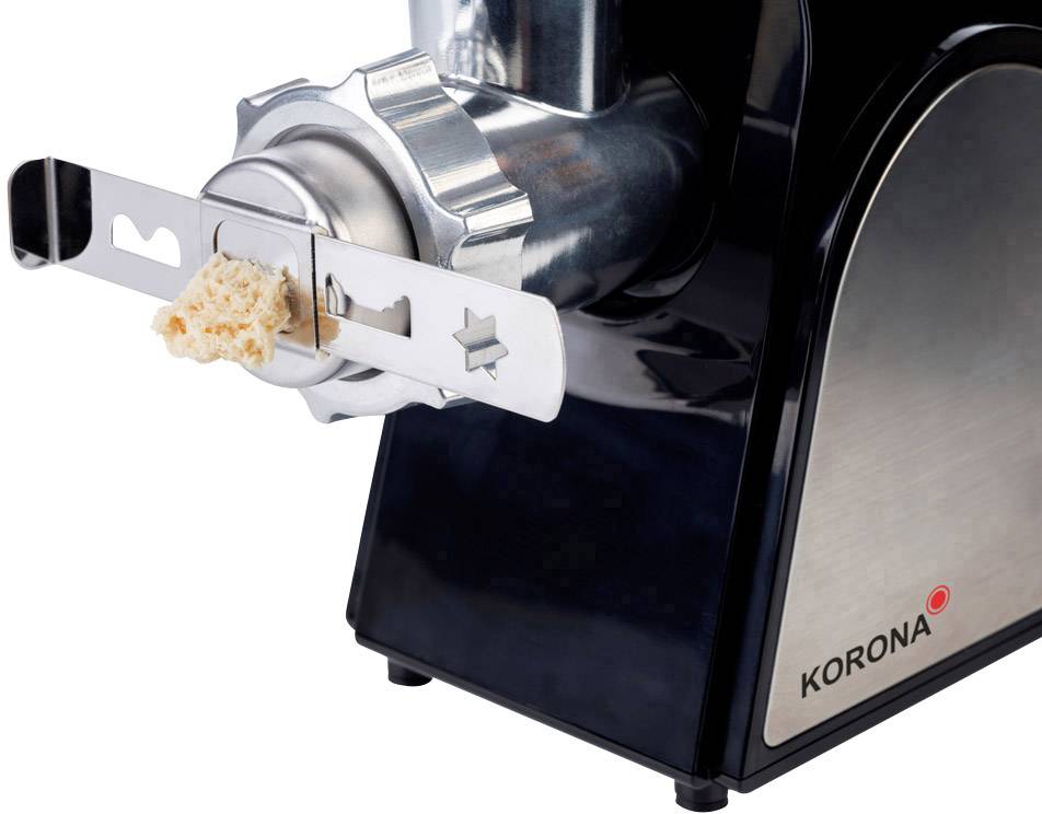 Korona 25200 25200 Fleischwolf 400W Edelstahl, Schwarz