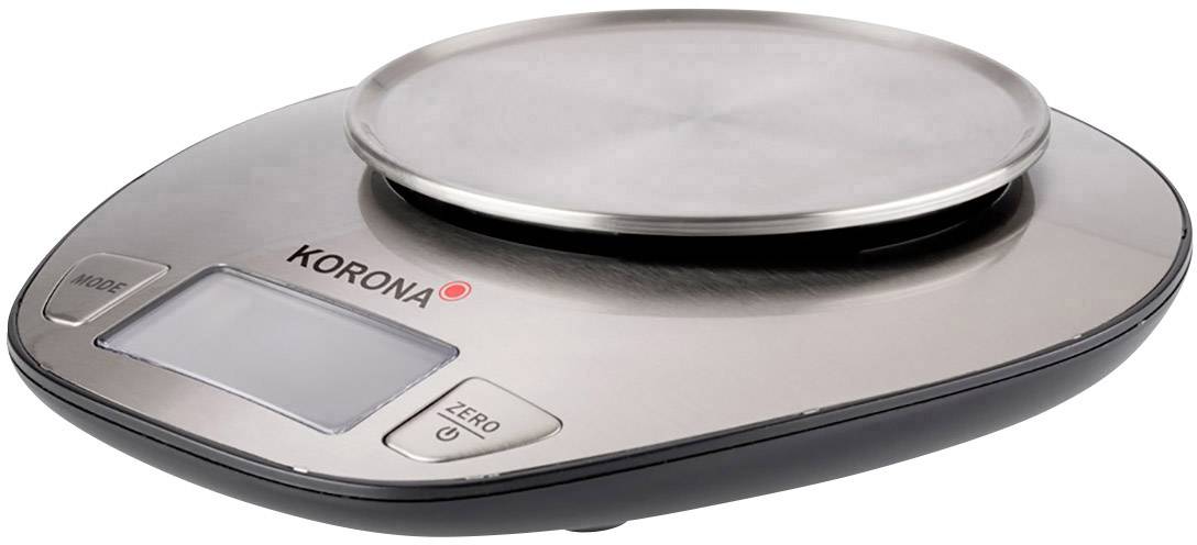Korona Mila Küchenwaage digital mit Messschale Wägebereich (max.)=5kg Edelstahl 215 x 215 x 120