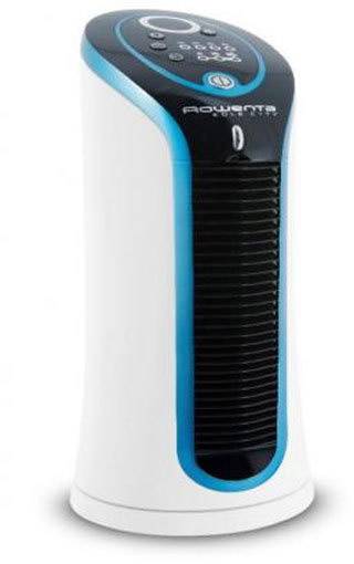 Rowenta VU6210FO Turmventilator 30 W Weiß Timer, Oszillierend, Automatische Abschaltung, mit Auto-Funktion, LED-Display