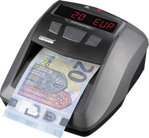 Ratiotec Soldi Smart Plus Geldzähler, Geldscheinprüfer