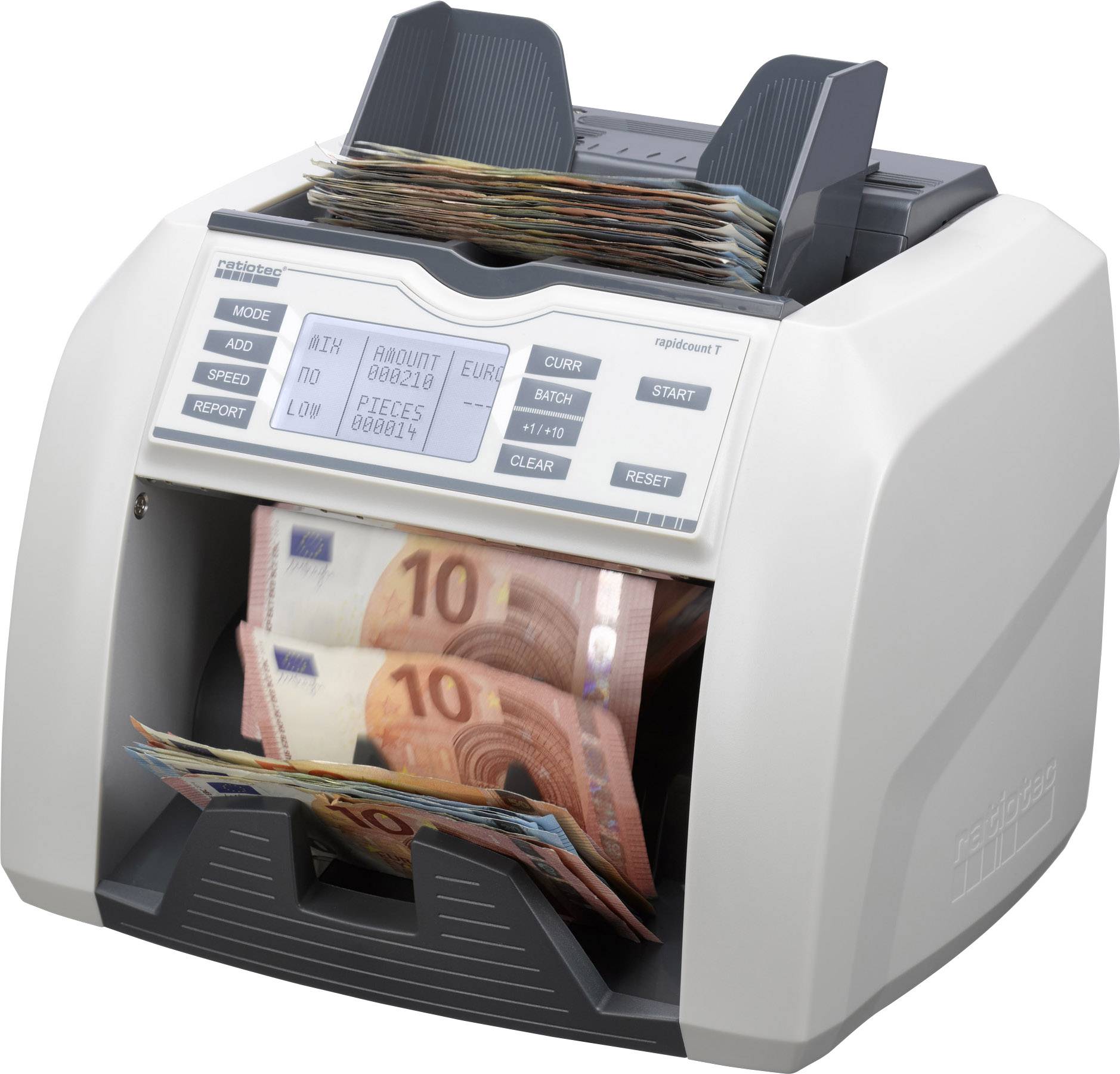 Ratiotec rapidcount T 275 Geldzähler, Geldscheinprüfer