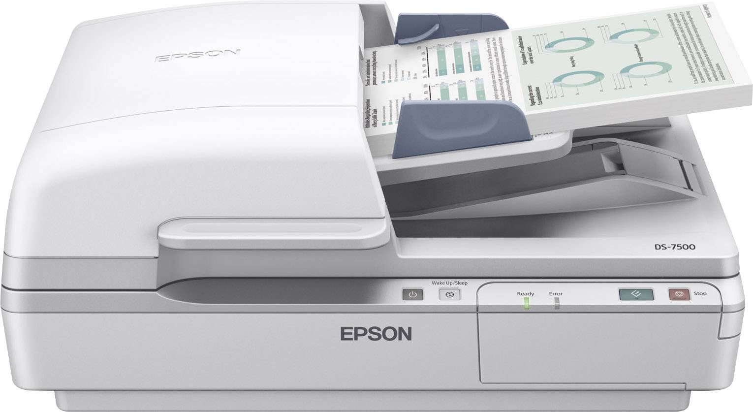 Epson WorkForce DS-7500N Duplex-Dokumentenscanner A4 1200 x 1200 dpi 40 Seiten/min, 80 Bilder/min U