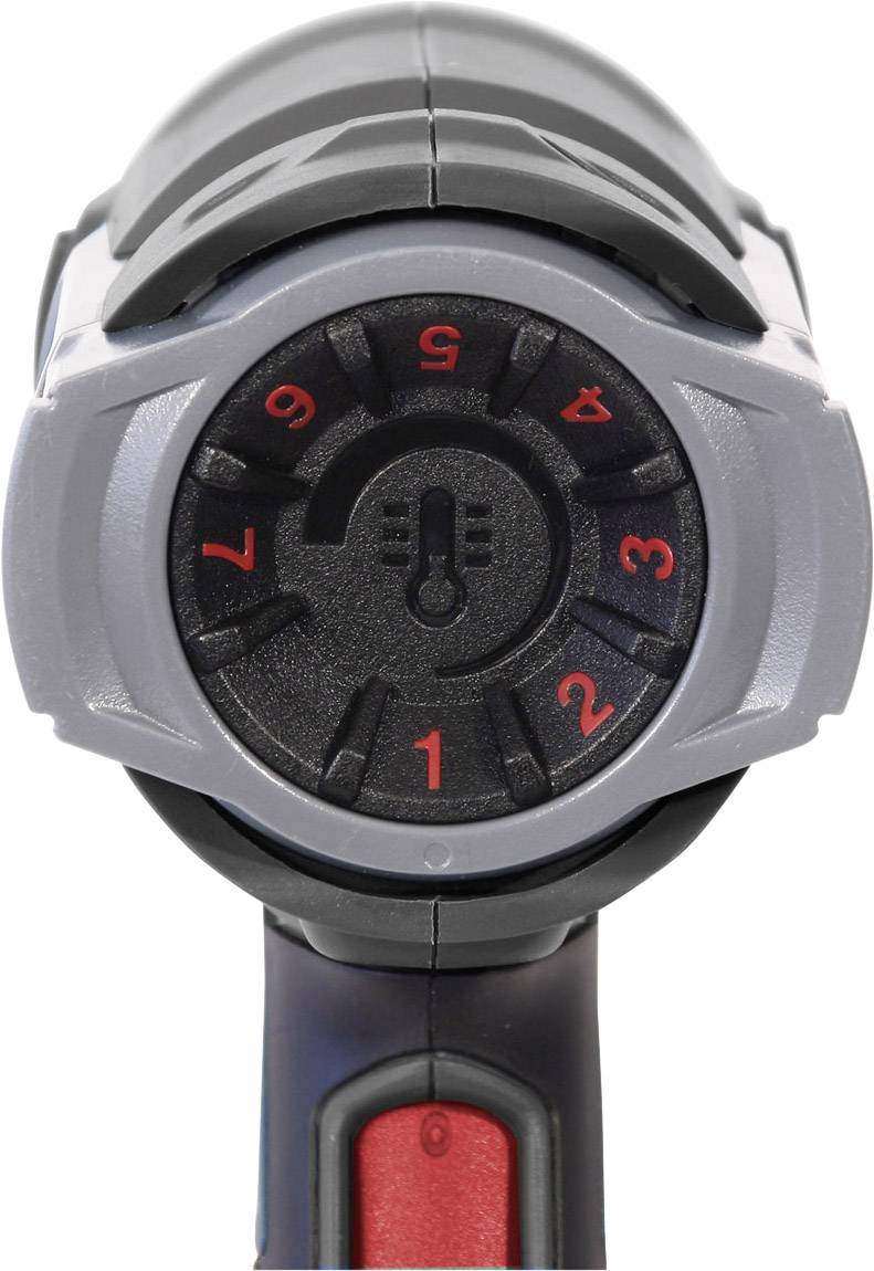 Dino KRAFTPAKET 130220 KRAFTPAKET DIY 2000W 50-600°C Heißluftgebläse inkl. Tasche, mit Zubehör, inkl. Gebläseaufsatz 2000W