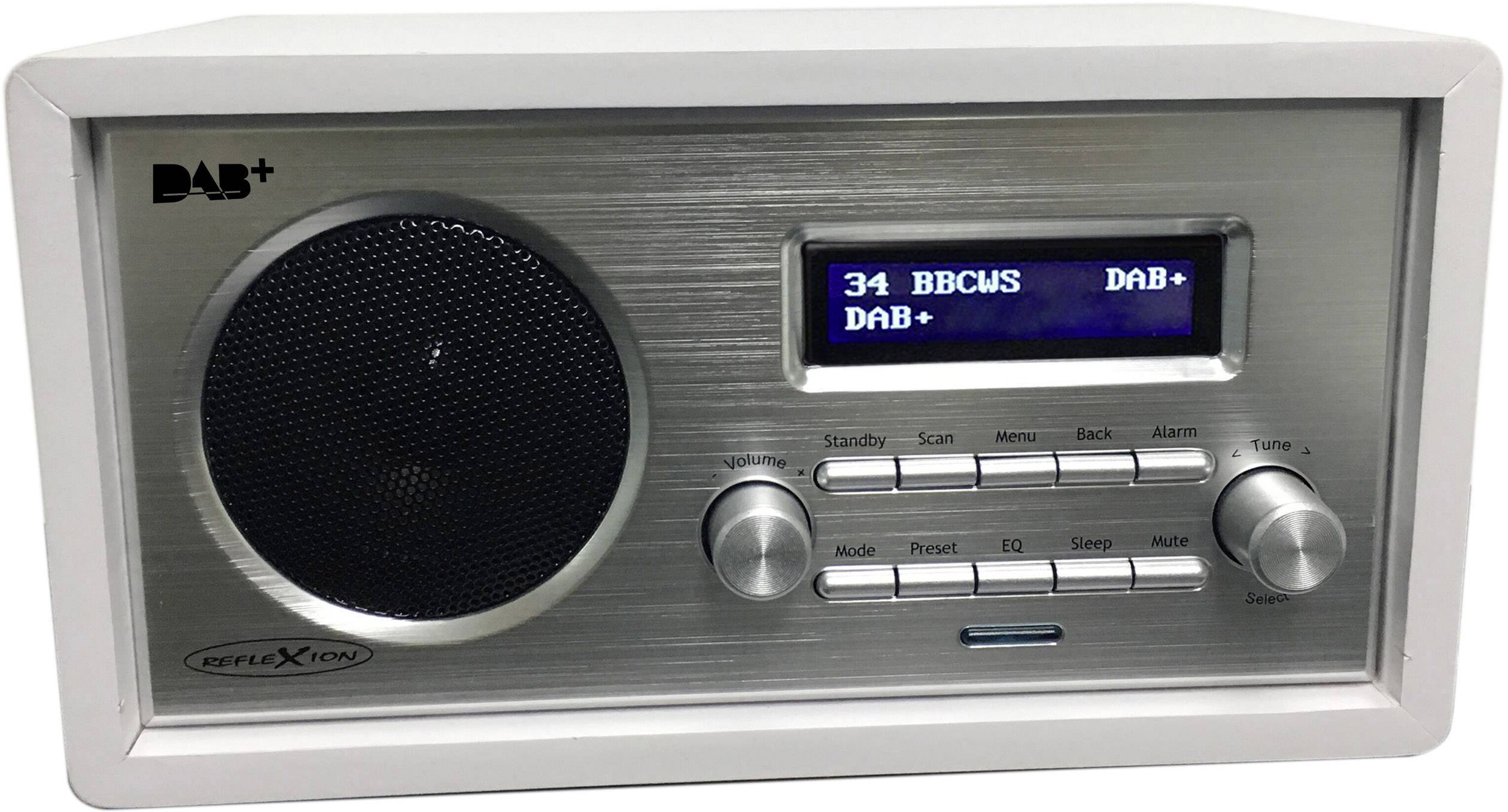 Reflexion HRA1255DAB Tischradio DAB+, UKW AUX Weiß