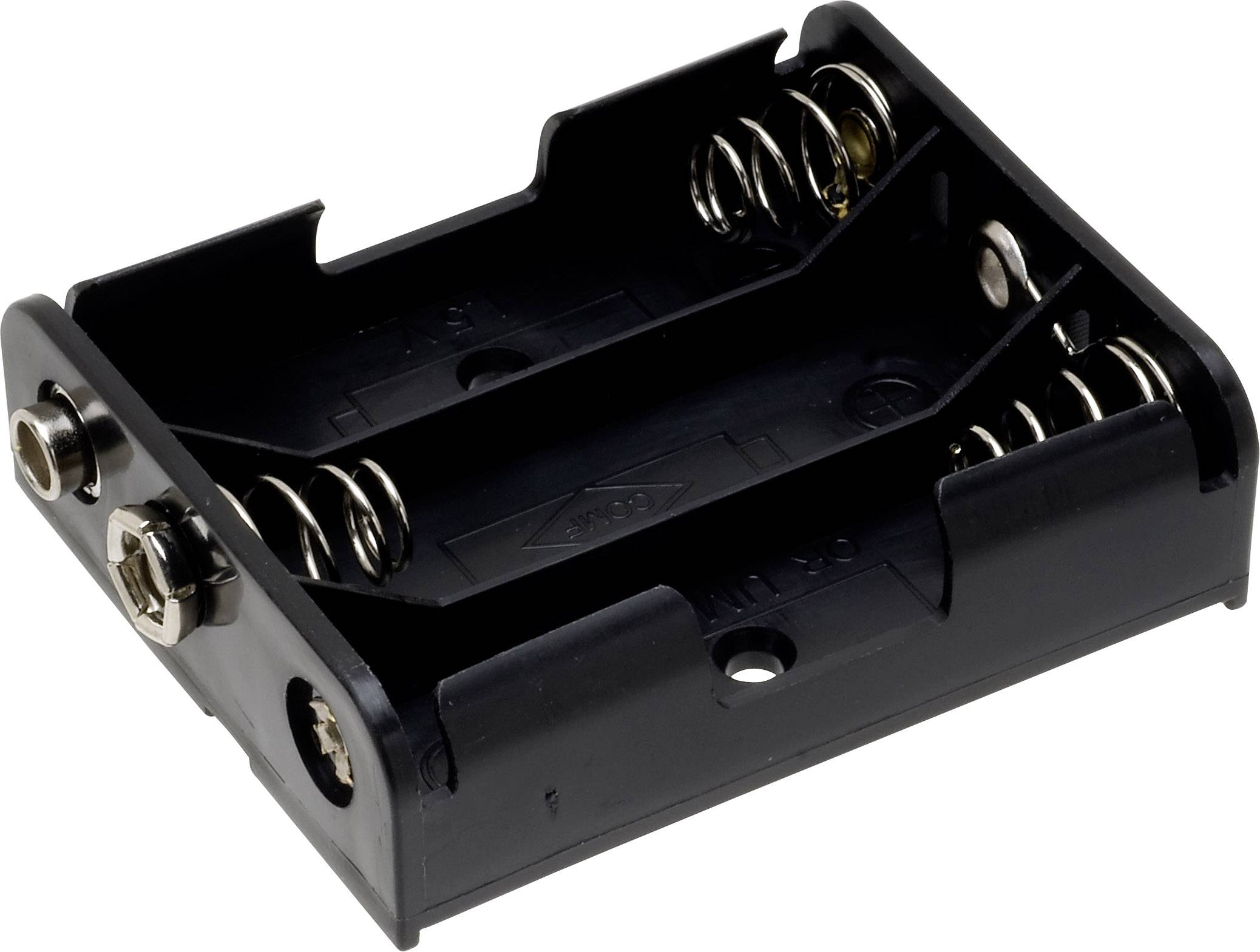 TRU COMPONENTS BH-331B Batteriehalter 3x Mignon (AA) Druckknopfanschluss
