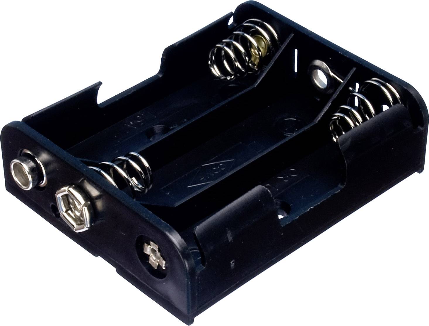 TRU COMPONENTS BH-331B Batteriehalter 3x Mignon (AA) Druckknopfanschluss