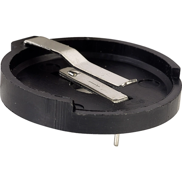 TRU COMPONENTS 18-0499 Knopfzellenhalter 1x CR 2430 Kontaktpole TRU COMPONENTS 18-0499 Knopfzellenhalter 1x CR 2430 Kontaktpole