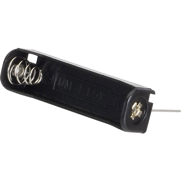TRU COMPONENTS BH-411-3P Batteriehalter 1x Micro (AAA) Kontaktpole