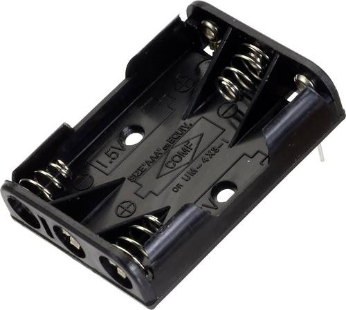 TRU COMPONENTS BH 431-1P Batteriehalter 3x Micro (AAA) Kontaktpole
