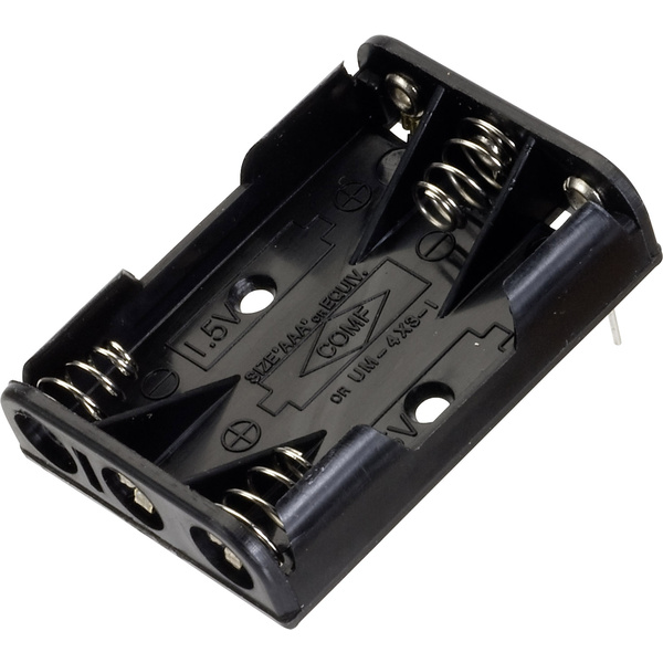 TRU COMPONENTS BH 431-1P Batteriehalter 3x Micro (AAA) Kontaktpole
