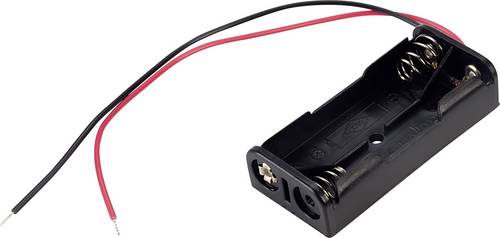 TRU COMPONENTS BH-421-3A Batteriehalter 2x Micro (AAA) Kabel