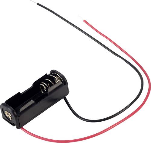 TRU COMPONENTS BH-511-4A Batteriehalter 1x Lady (N) Kabel