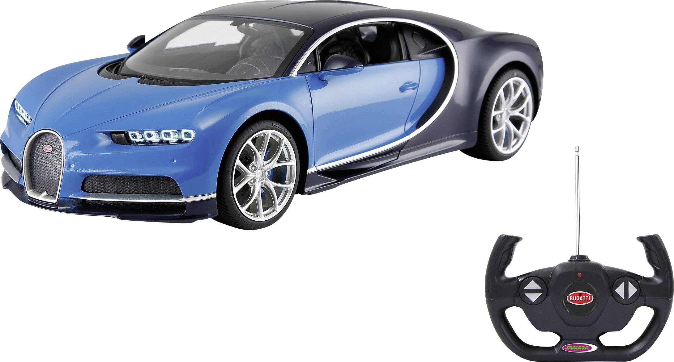 Jamara 405135 Bugatti Chiron 1:14 RC Einsteiger Modellauto Elektro Straßenmodell