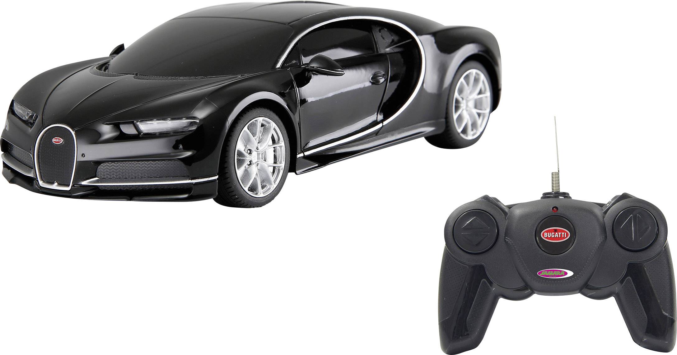 Jamara 405136 Bugatti Chiron 1:24 RC Einsteiger Modellauto Elektro Straßenmodell