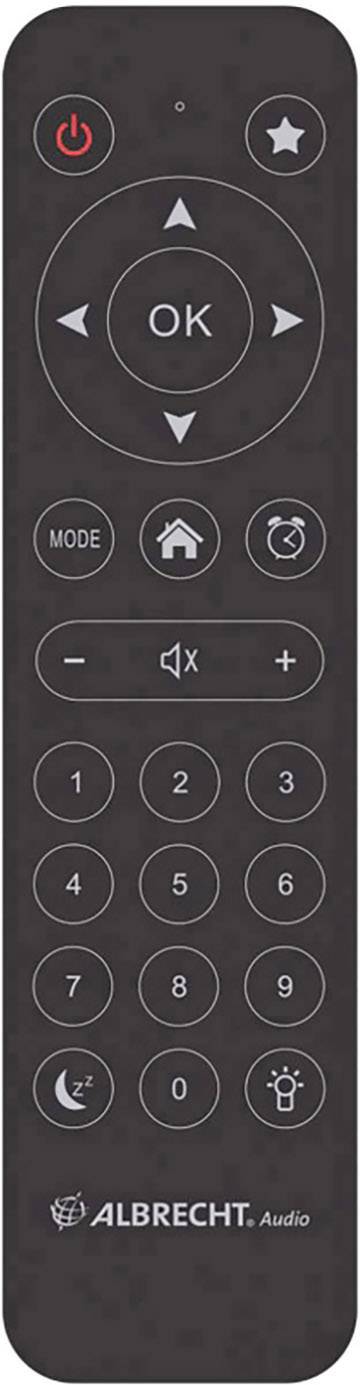 Albrecht DR 463 Internet Radio-Adapter DAB+, UKW, Internet Bluetooth®, DLNA, WLAN, Internetradio DLNA-fähig Silber