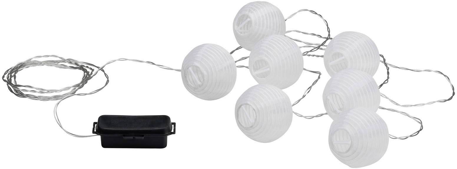 Paulmann 94166 Motiv-Lichterkette Lampion batteriebetrieben Anzahl Leuchtmittel 7 LED Warmweiß