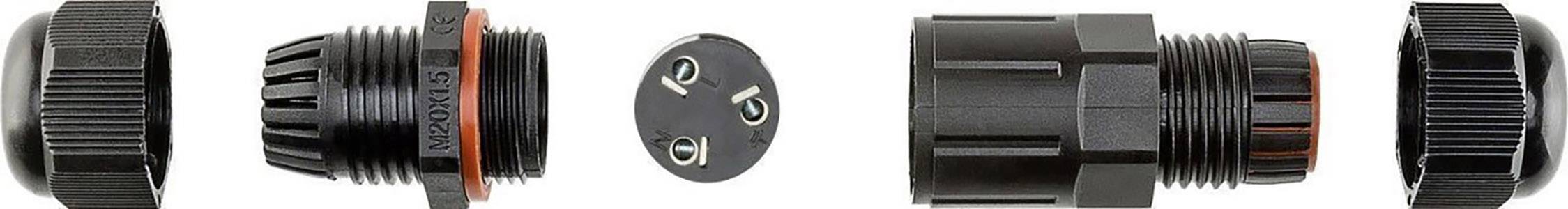 Goobay 81325 Steckergehäuse Adapter, gerade 1 St.