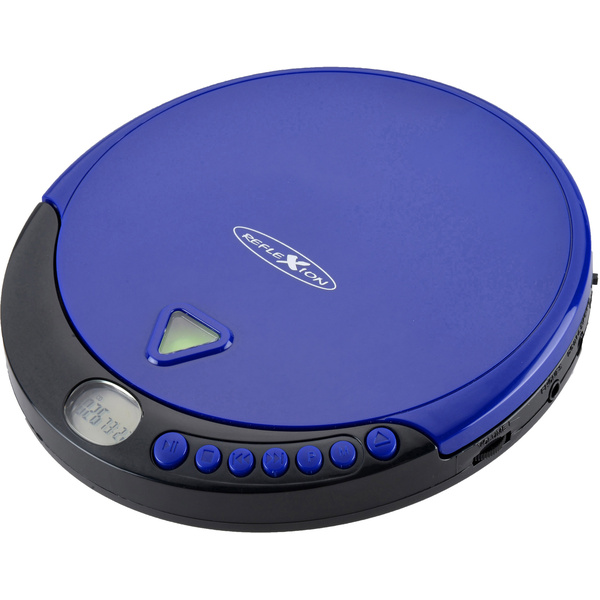 Reflexion PCD500MP Tragbarer CD-Player CD, CD-R, CD-RW, MP3 Blau