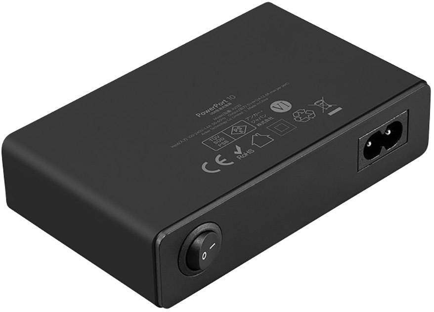 Anker PowerPort 10 A2133311 USB-Ladestation Steckdose Ausgangsstrom (max.) 12000 mA 10 x USB