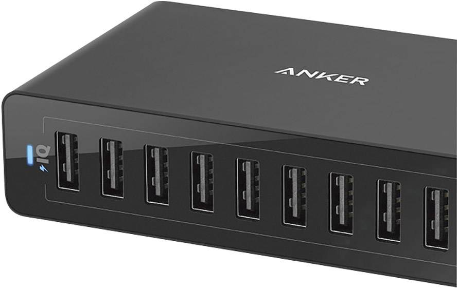 Anker PowerPort 10 A2133311 USB-Ladestation Steckdose Ausgangsstrom (max.) 12000 mA 10 x USB