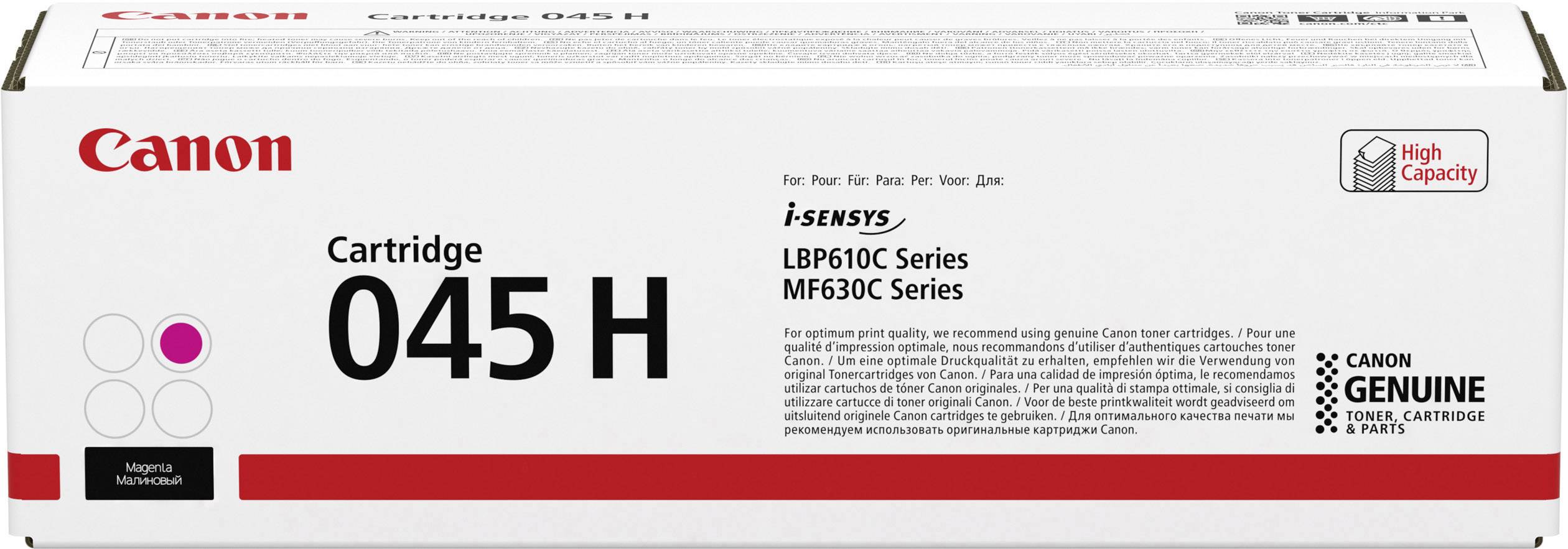 Canon Toner 045H Original Magenta 2200 Seiten 1244C002