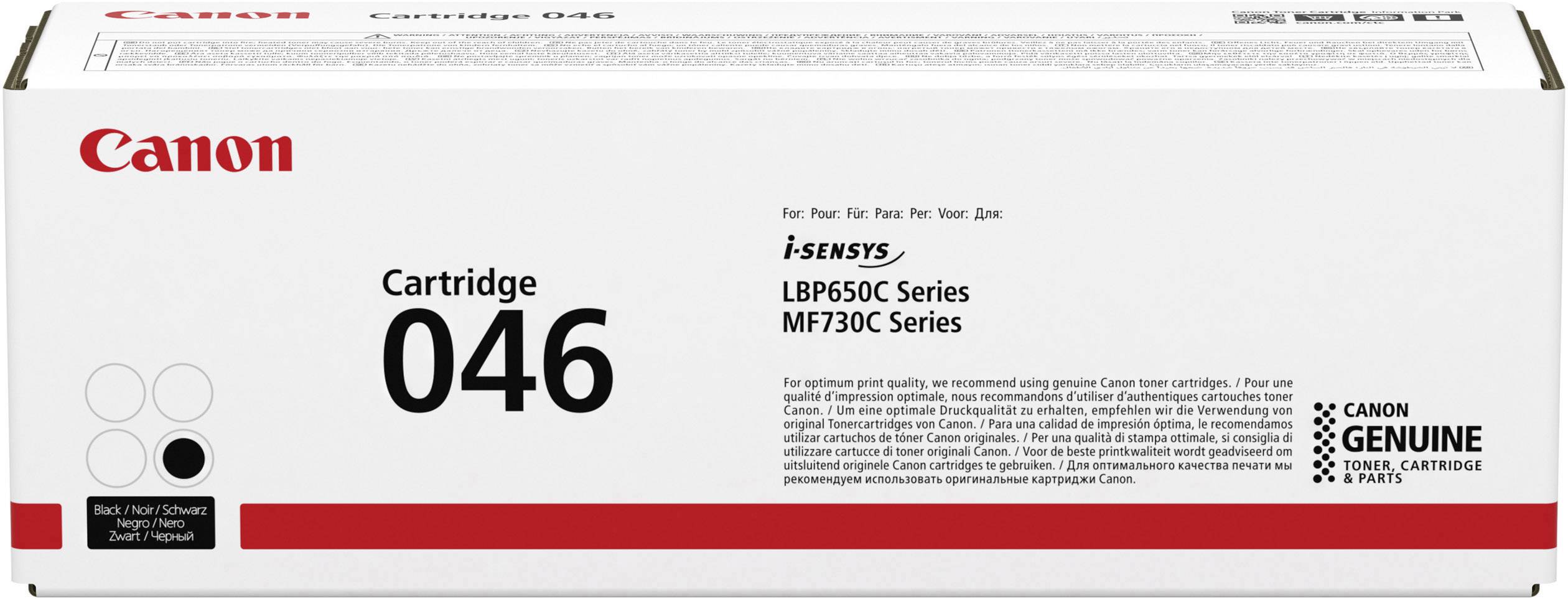 046 Schwarz 2200 Seiten Toner 1250C002