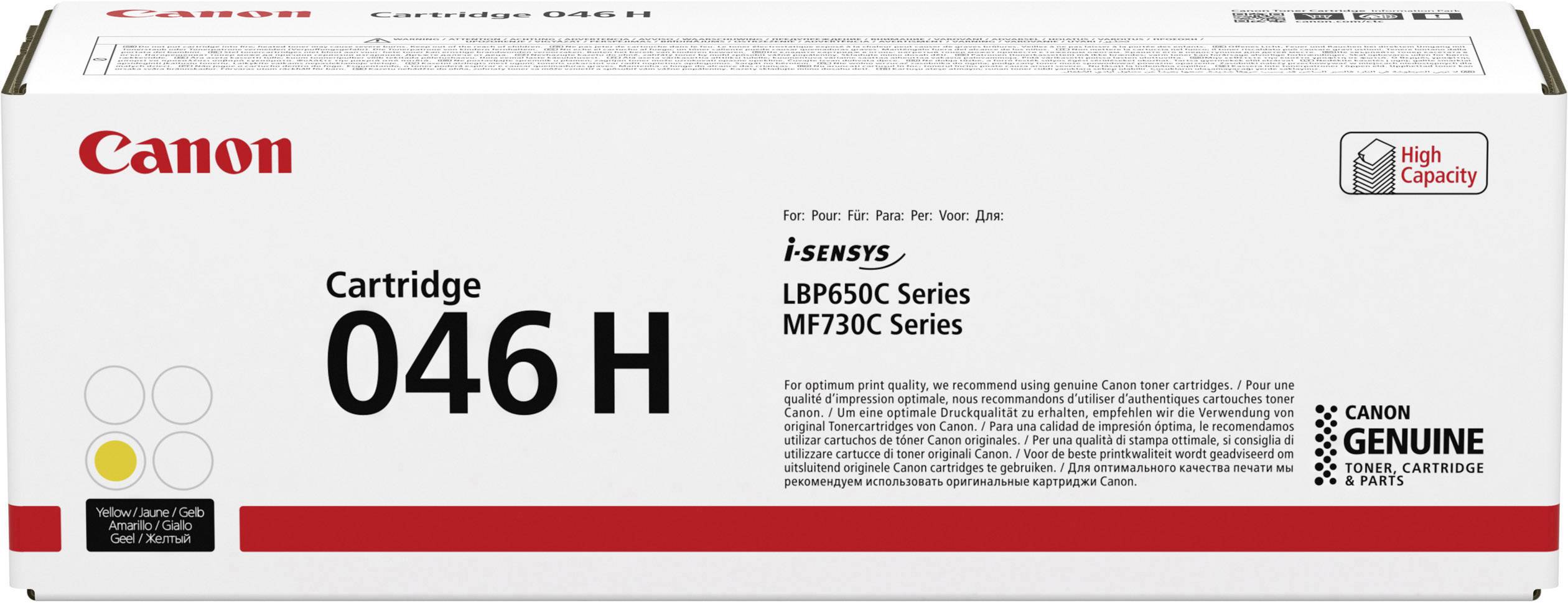 Canon Toner 046H Original Gelb 5000 Seiten 1251C002