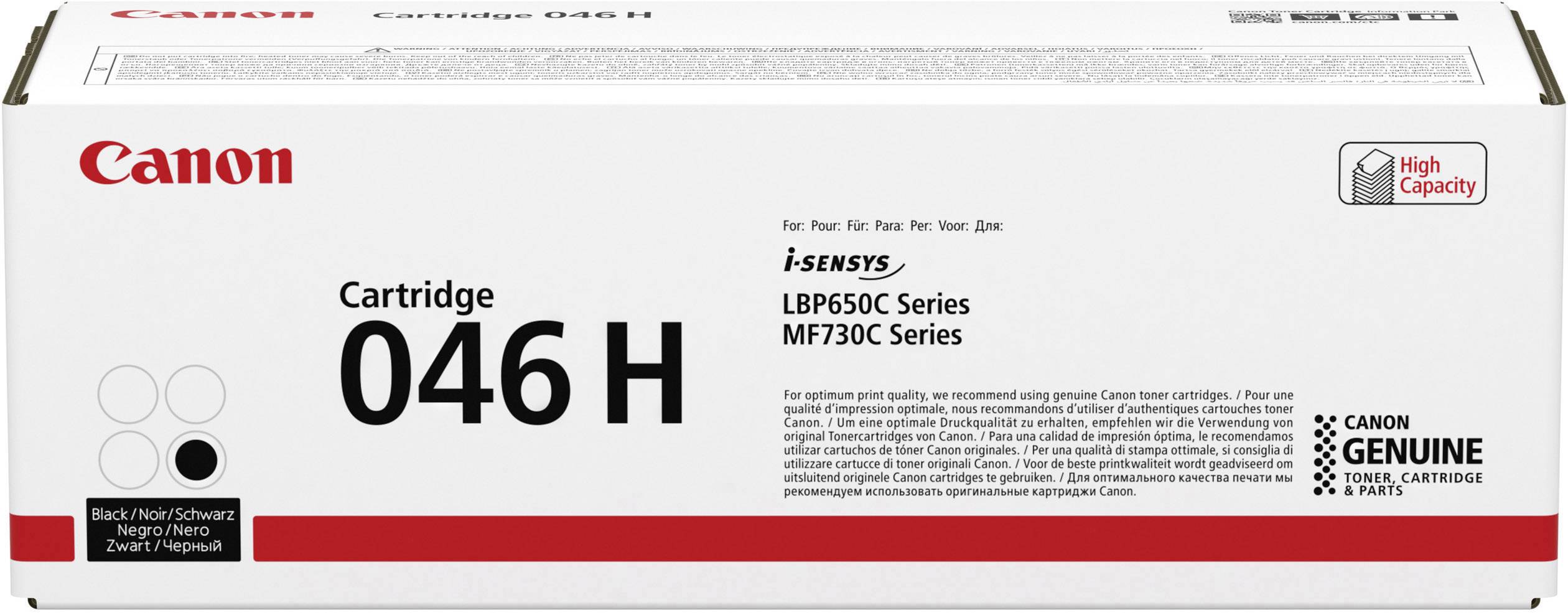 Canon Toner 046H Original Schwarz 6300 Seiten 1254C002