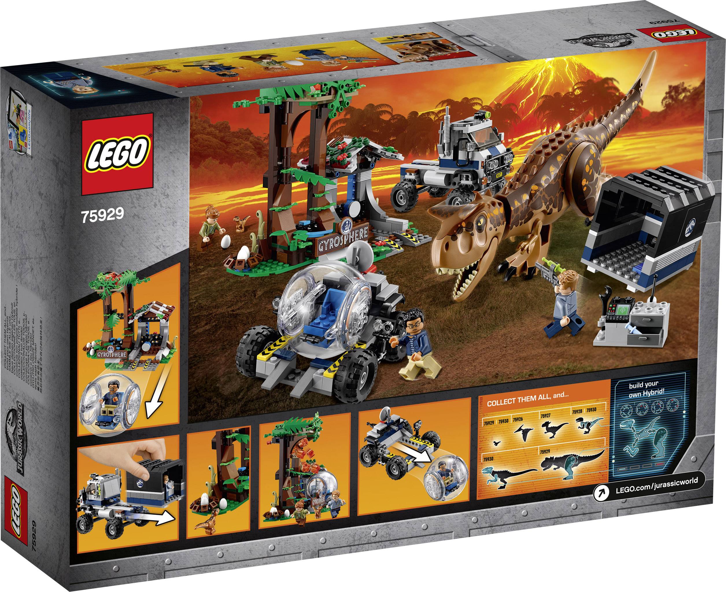 75929 LEGO® JURASSIC WORLD™ Carnotaurus - Flucht in der Gyrosphere